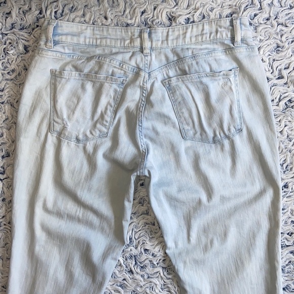 DL1961 Margaux Instasculpt Ankle Skinny Distressed Stretch Blue Jeans Size 29 - Picture 5 of 13